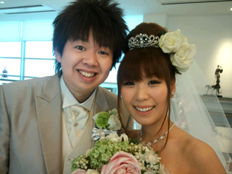 新郎新婦お写真