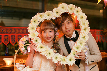 新郎新婦お写真