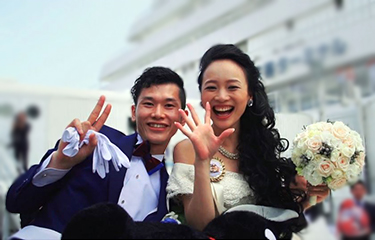 新郎新婦お写真